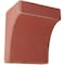 Ekena Millwork 5 1/4"W x 4"D x 6"H Clarksville Wood Vintage Decor Bracket, Salvage Red BKTWD05X04X06CVRD - alternate 1